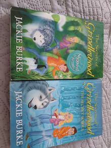 The secrets of Grindlewood book set with autograph