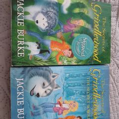 The secrets of Grindlewood book set with autograph