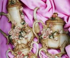 Authentic Vintage Capodimonte Set
