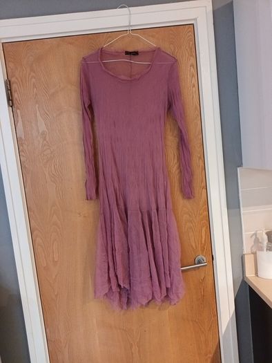 Sensation Sheer Pink  Dress.  S. TU - 12-14.  New.
