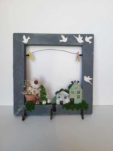 Handcrafted wooden key holder