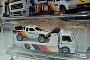Hotwheels Toyota Off Road Truck with Fleet Street transporter.