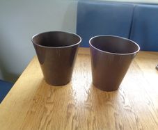 Plastic Dust Bins x 2 for  Sale