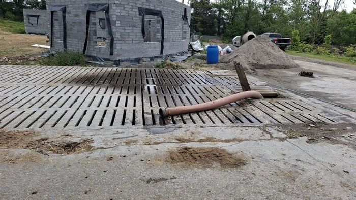 Concrete slats