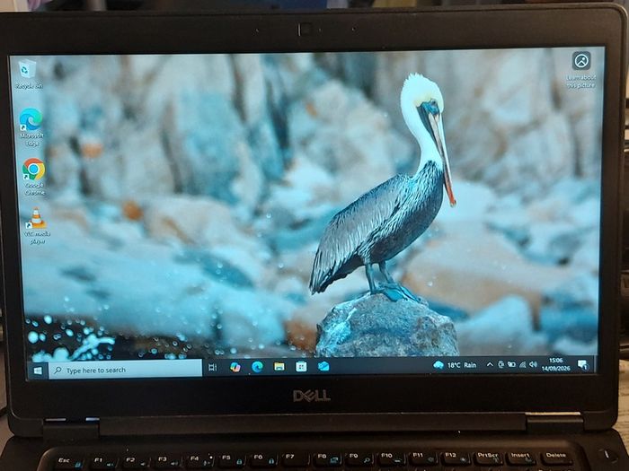 DELL Latitude 5490, Intel Core i5-7300U CPU, 2.71GHz. 8GB Ram, 256GB SSD, Windows 10 Pro, Microsoft Edge, Chrome and VLC