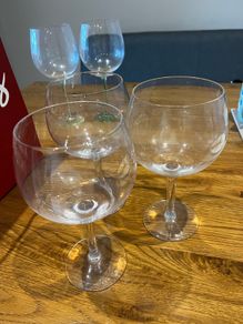 Assorted glasses