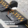 Rubber Curb Ramp 2 Pack, 4.3" Rise Height Heavy-Duty 33069 lbs/15 T Capacity Threshold Ramps Image 5