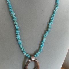 Sterling silver turquoise necklace