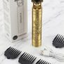 Pro Gold Dragon T-Blade Trimmer 8pc Grooming Kit Image 3