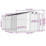 Garden Shed Green 277x365.5x179 cm Galvanised Steel Image 4
