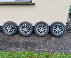 14" Alloy Wheels, Set of 4, Nissan Micra K13 (4x100)