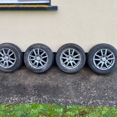 14" Alloy Wheels, Set of 4, Nissan Micra K13 (4x100)