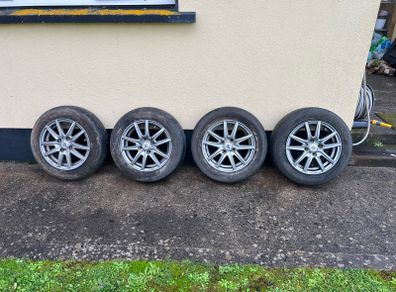 14" Alloy Wheels, Set of 4, Nissan Micra K13 (4x100)