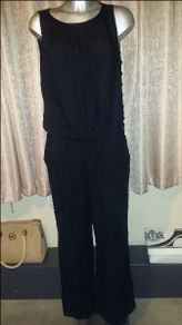 M&S Autograph black jumpsuit size UK12 EU40 Postage included