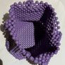 Purple Acrylic Beaded Tote Bag! Image 8