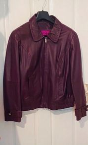 Betty Jackson Black Premium Real Leather JacketSize UK 18 / EUR 46