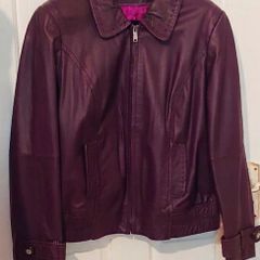Betty Jackson Black Premium Real Leather JacketSize UK 18 / EUR 46