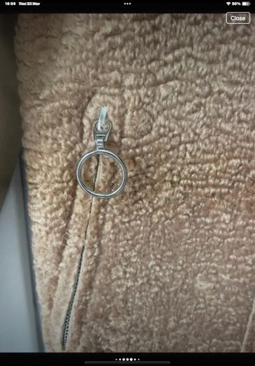 jacket  Bnwt size small baloot brand biker style tan jacket