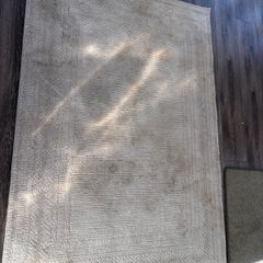 Cream/white rug