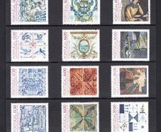 1983-85 Portugal 5 Centuries of Tiles in Portugal Commemorative Stamps Mint Never Hinged (MNH).