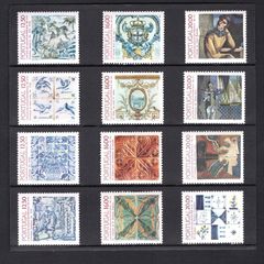 1983-85 Portugal 5 Centuries of Tiles in Portugal Commemorative Stamps Mint Never Hinged (MNH).