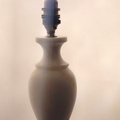 white marble lamp