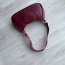 Shoulder Bag purse burgundy red Image 2