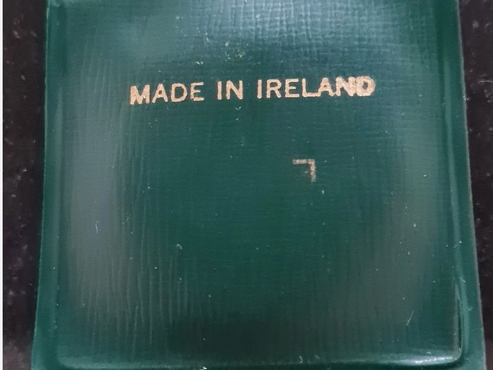 Silver Padraig Pearse 10 Shilling 1966 UNC coin in Munster and Leinster holder
