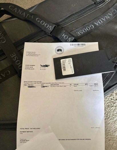 Canada goose parka Wyndham black