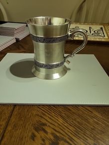 Mullingar pewter tankard