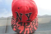 NY Red/Black Baseball Cap