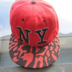 NY Red/Black Baseball Cap