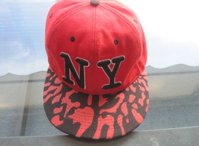 NY Red/Black Baseball Cap