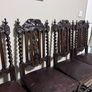 Early 20th century barley twist chairs Image 8