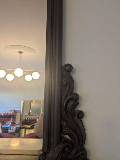 Antique Over Mantle Mirror