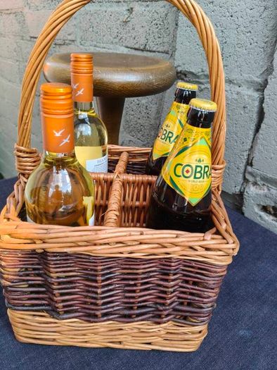 Vintage Bottle Basket