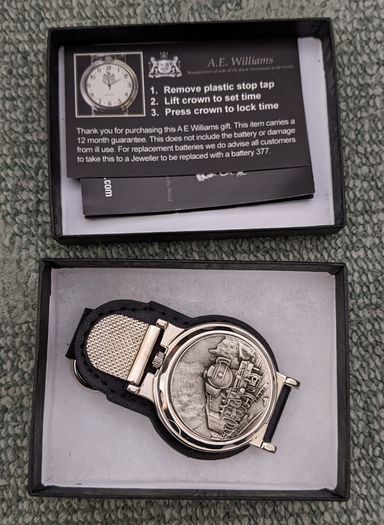 A.E. Williams Journeyman Watch Pewter/Train