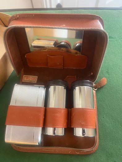 Vintage Two-Tix England Shaving Kit in Box