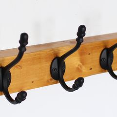 Rustic Pine Coat Hooks