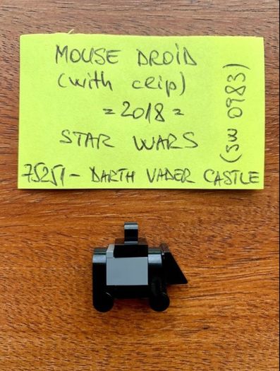 Lego minifigure Mouse Droid (with clip) sw0983 - 2019