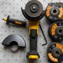 DeWalt 18v angle grinder, like new. Image 4