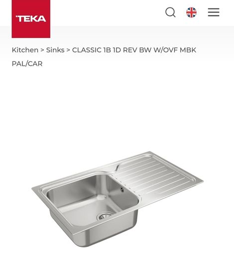 Sink (teka Kitchen Sink) PRICE DROP