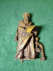 Johannes Gutenberg Brass Statue