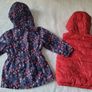Girl's floral light jacket/raincoat + FREE Gilet, both size: 2-3 yrs Image 2