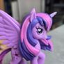 Princess Twilight Sparkle Vinyl (missing gem) Equestria Girls Plaid Design Brushable Tail MLP G4 My Little Pony Image 3