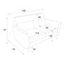 2 seater sofa Image 2