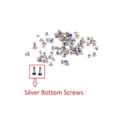 For iPhone 7 4.7" Full Complete Screw Set Repair Fix With 2 Silver Bottom Screws - FHT24IPFC
