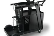 Welding trolley, 2 shelves with 4 drawers,