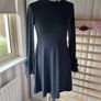 dress Bnwt navy jersey long sleeve mini dress size 10/12 Image 6