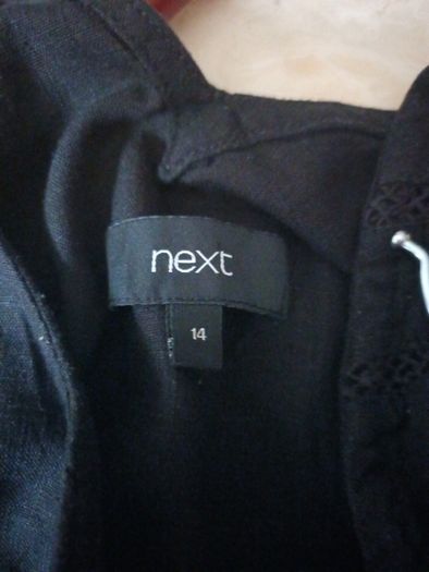 Next Black Sleevless  Dress.  S. 14